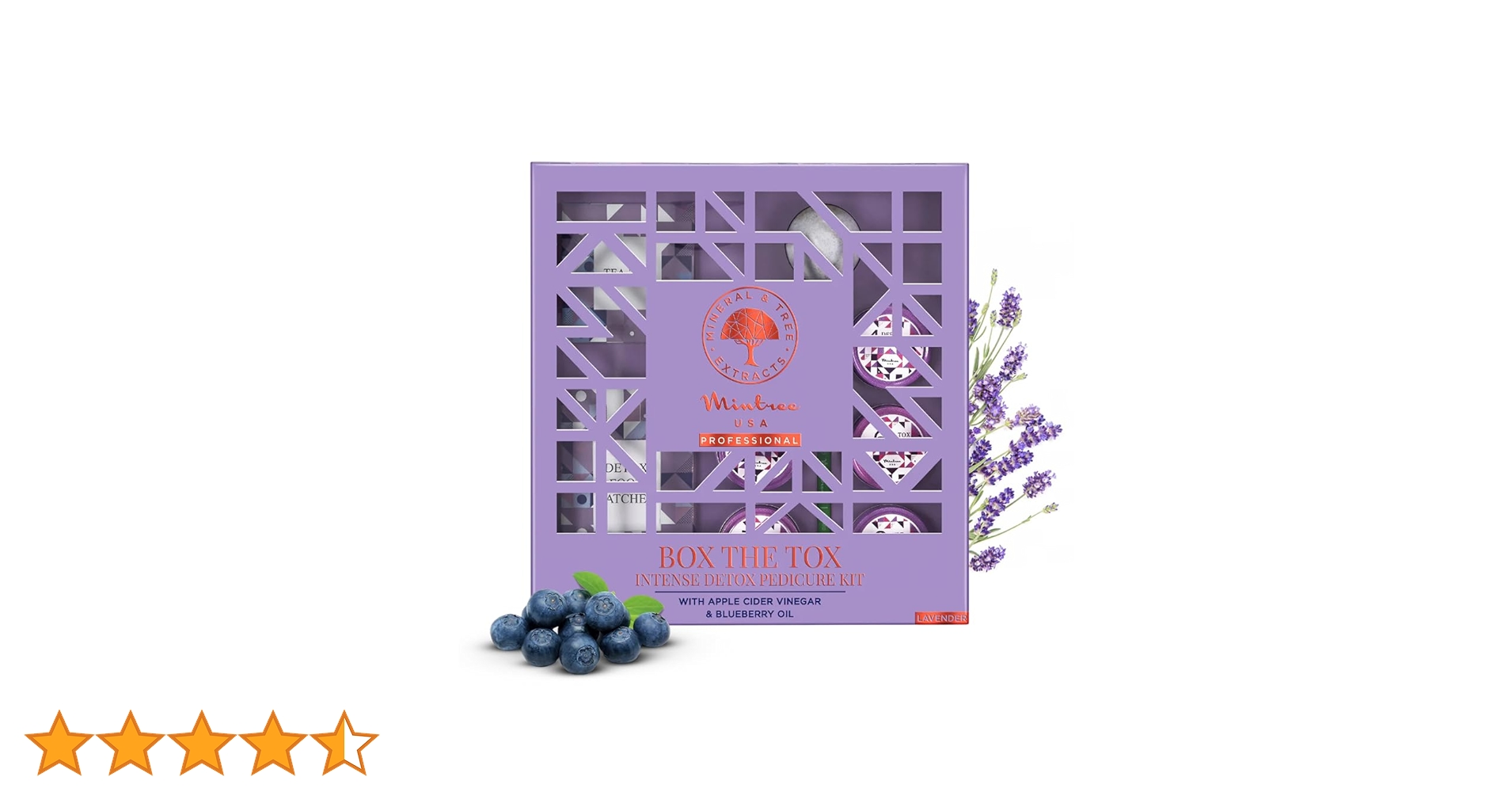 【E】RE:BOOT&Tox&Cream SET Buy Mintree Tox Detox Manicure-Pedicure Kit (Lavender) - Complete